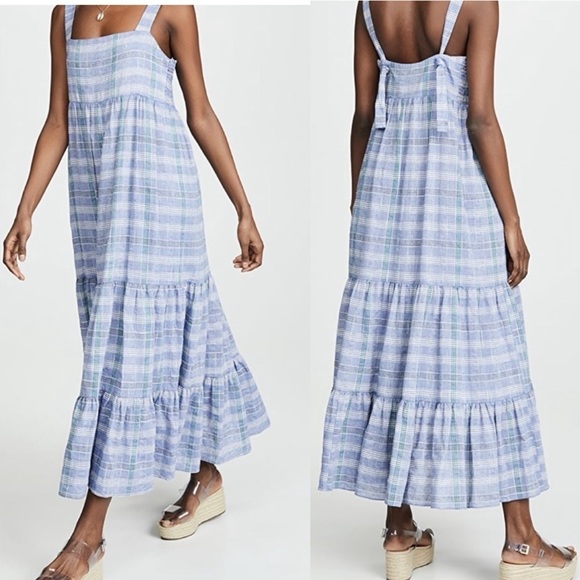 HATCH Jules Maxi Dress Chambray - Picture 6 of 16